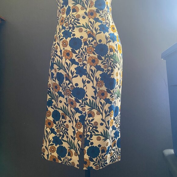 Zara Women Multicolor Floral Pencil skirt - Picture 3 of 6